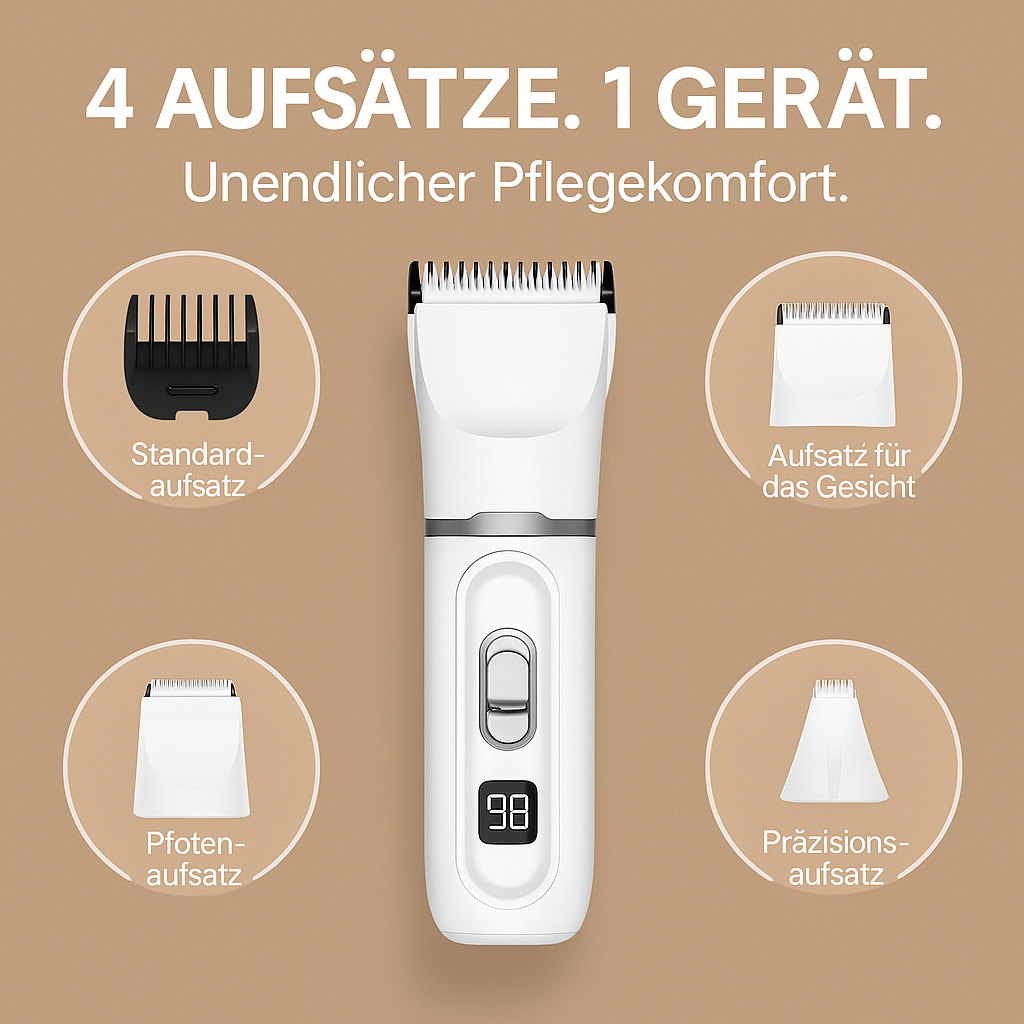 PawLux 4in1 – Das Profi-Pflegeset für Haustiere