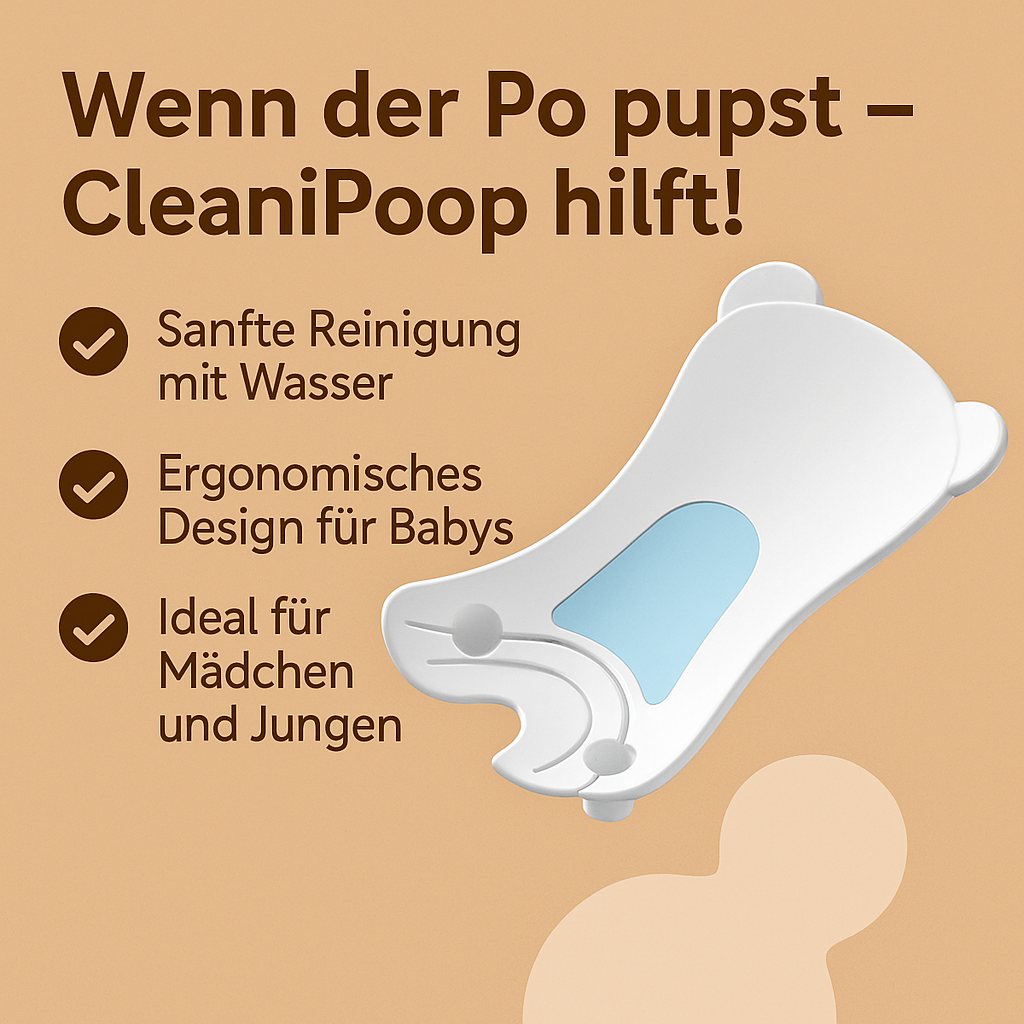 CleaniPoop – Das Baby-Popo-Waschwunder