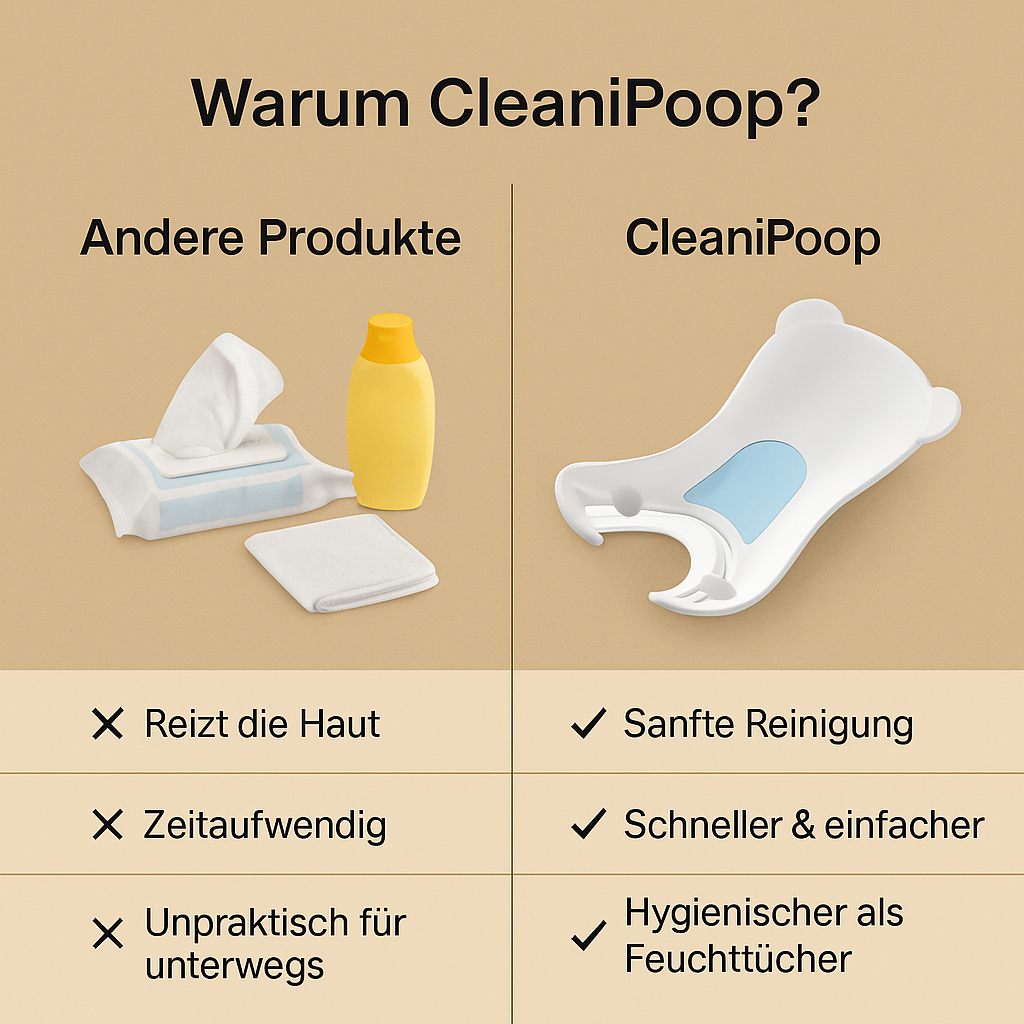 CleaniPoop – Das Baby-Popo-Waschwunder